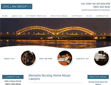 Tablet Screenshot of jehllawgroup.com